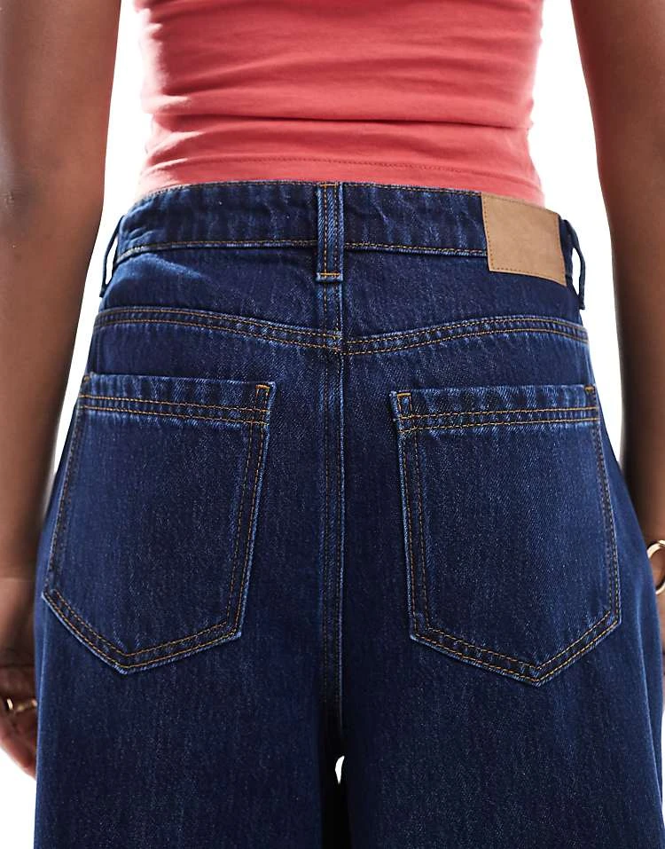 Cotton:On Lyocell Wide Denim Jort In Blue For Women - Image 3