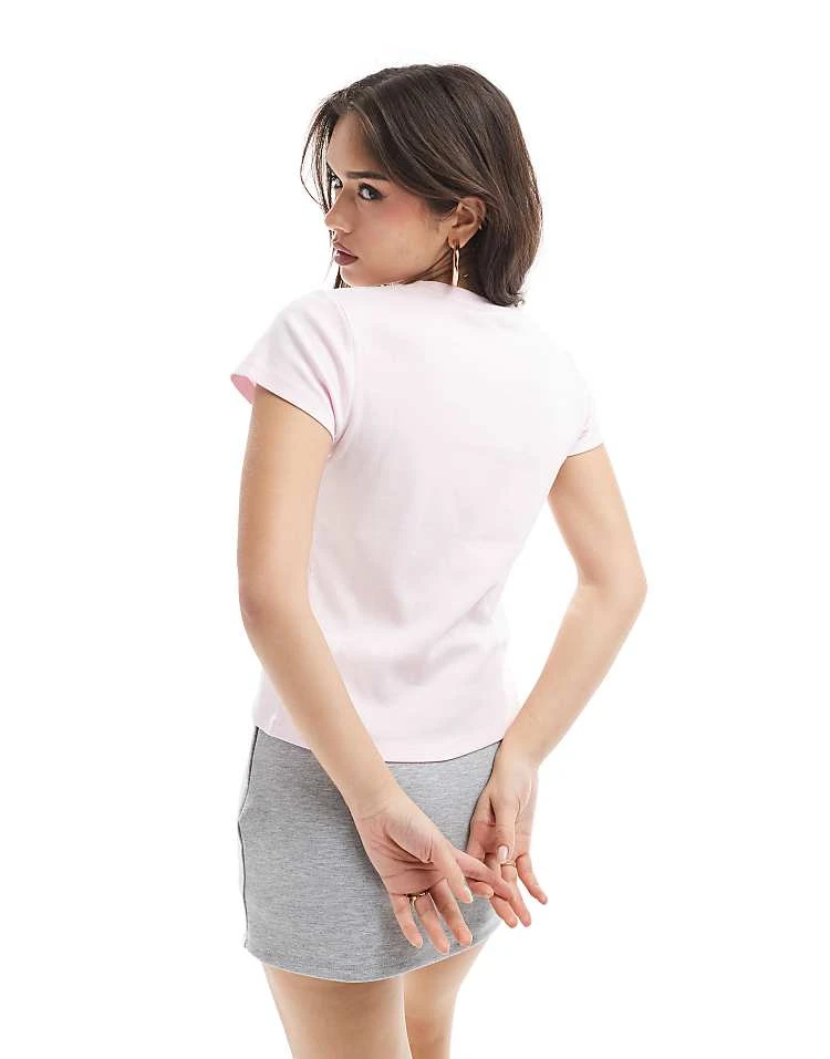 Cotton:On 90s Baby Tee In Pink For Women - Image 4