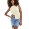 Cotton:On Original Denim Mini Skirt In Blue For Women
