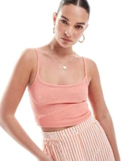 Cotton:On Byron Scoop Cami In Orange For Women