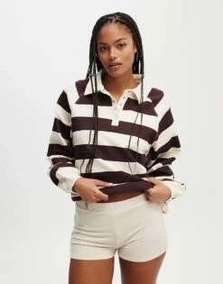 Cotton:On Super Soft Boyleg Short In Brown For Women