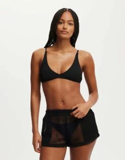 Cotton:On The Essential Beach Short In Black For Women