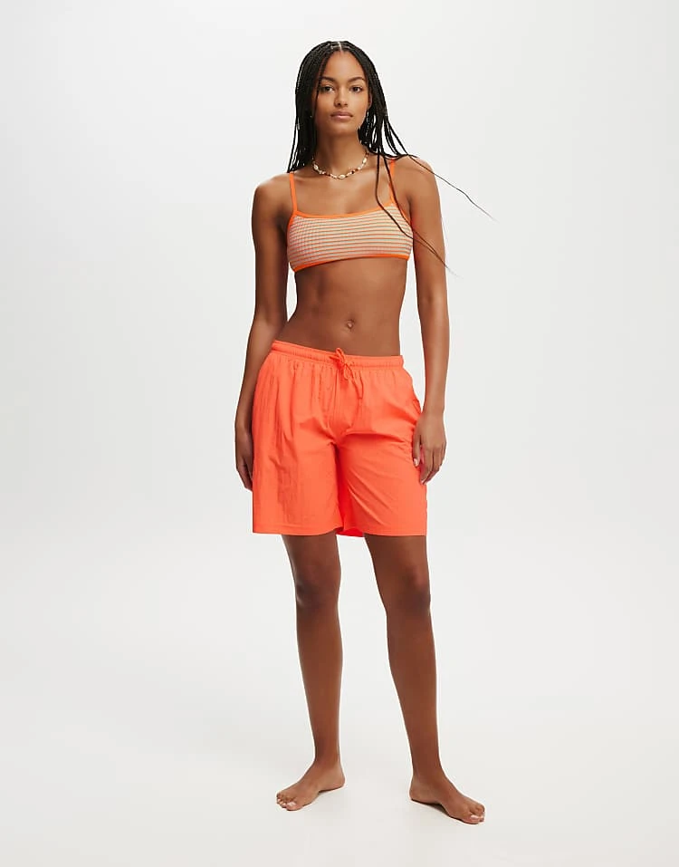 Cotton:On Beach Board Short In Orange For Women - Image 4