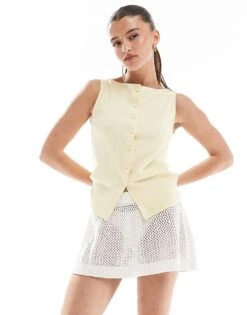 Cotton:On Crochet Beach Skirt In Coconut Milk Crochet For Women