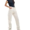 Cotton:On Cotton On Relaxed Straight Leg Jeans In Off White For Women Chalk